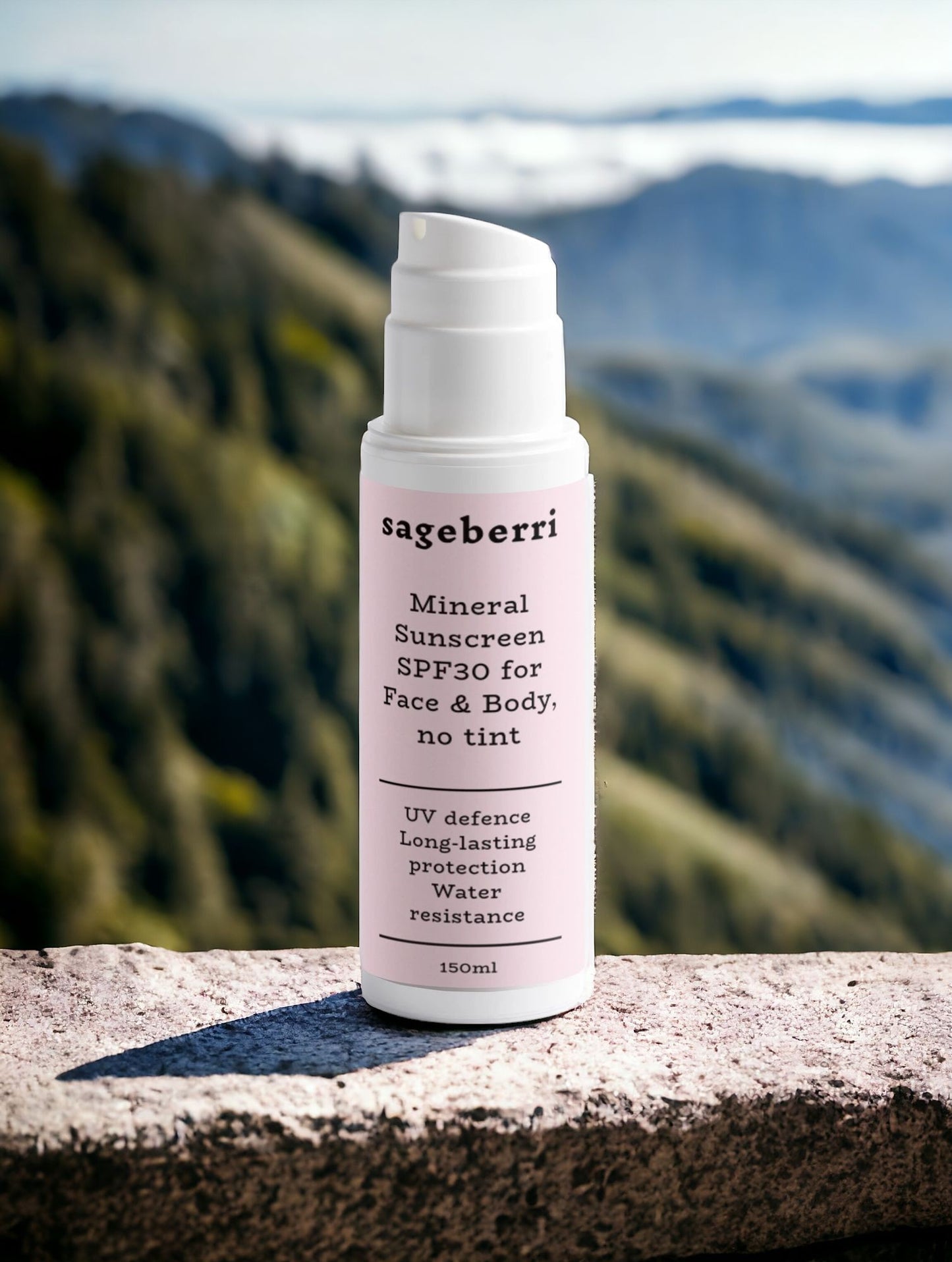 Mineral Sunscreen SPF30 for Face & Body, no tint