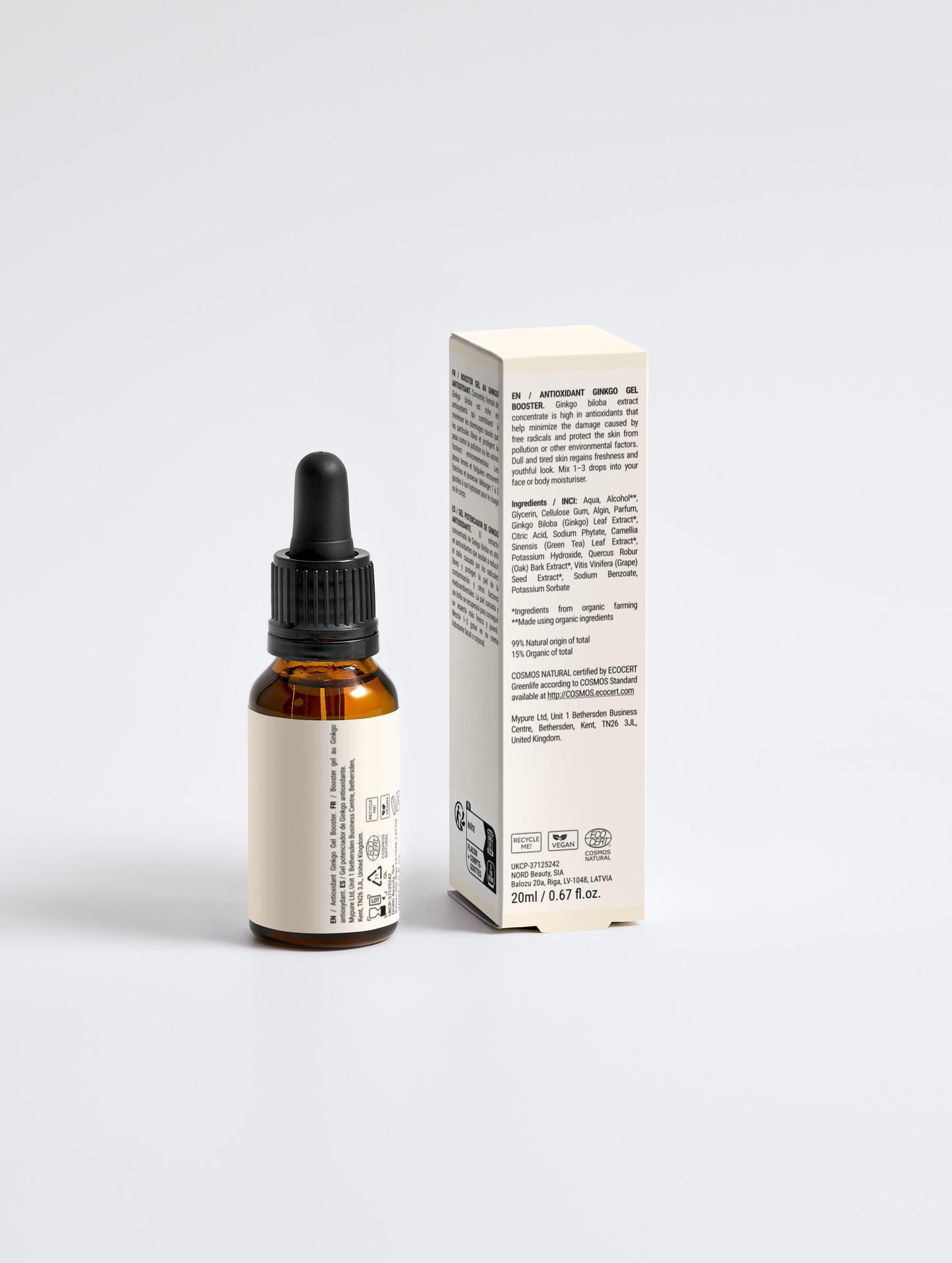 Antioxidant Ginkgo Gel Booster
