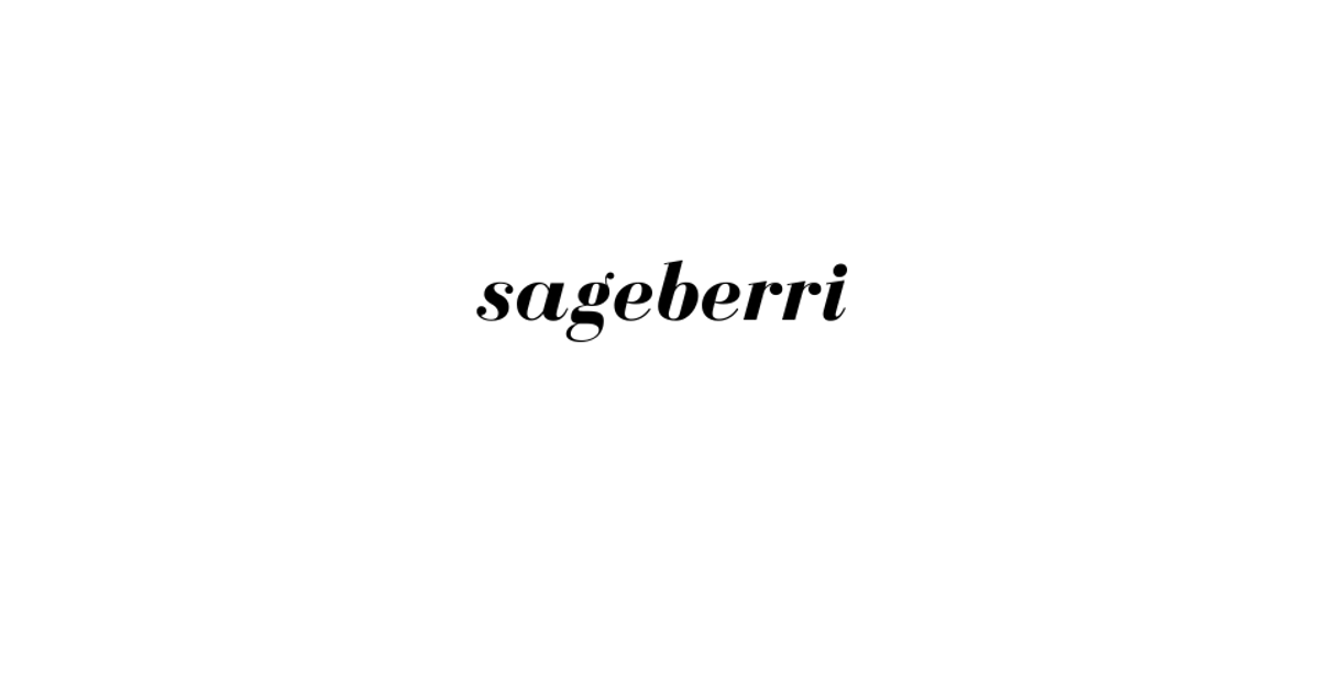 Nature Inspired Beauty
– sageberri.com
