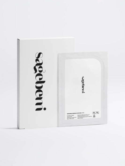 Product box alongside sachet